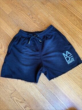 Made Hoops Kids Black Athletic Shorts